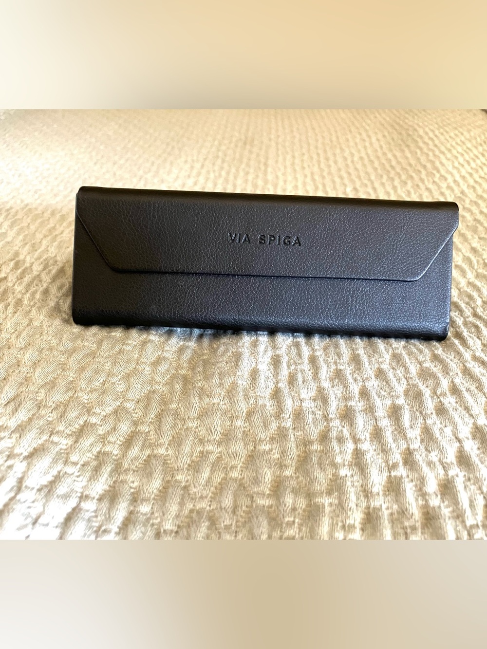 Via Spiga Eyeglasses Sunglasses Black Folding Hardcase